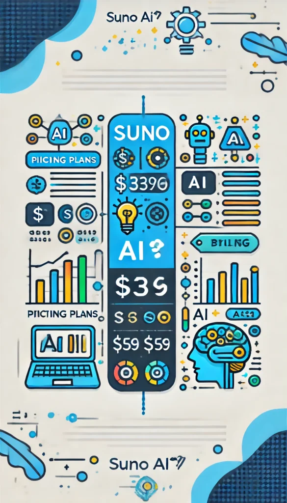 Suno AIの無料プランと有料プランの違い 比較表 Suno AIの無料プランと有料プランの違い 比較表