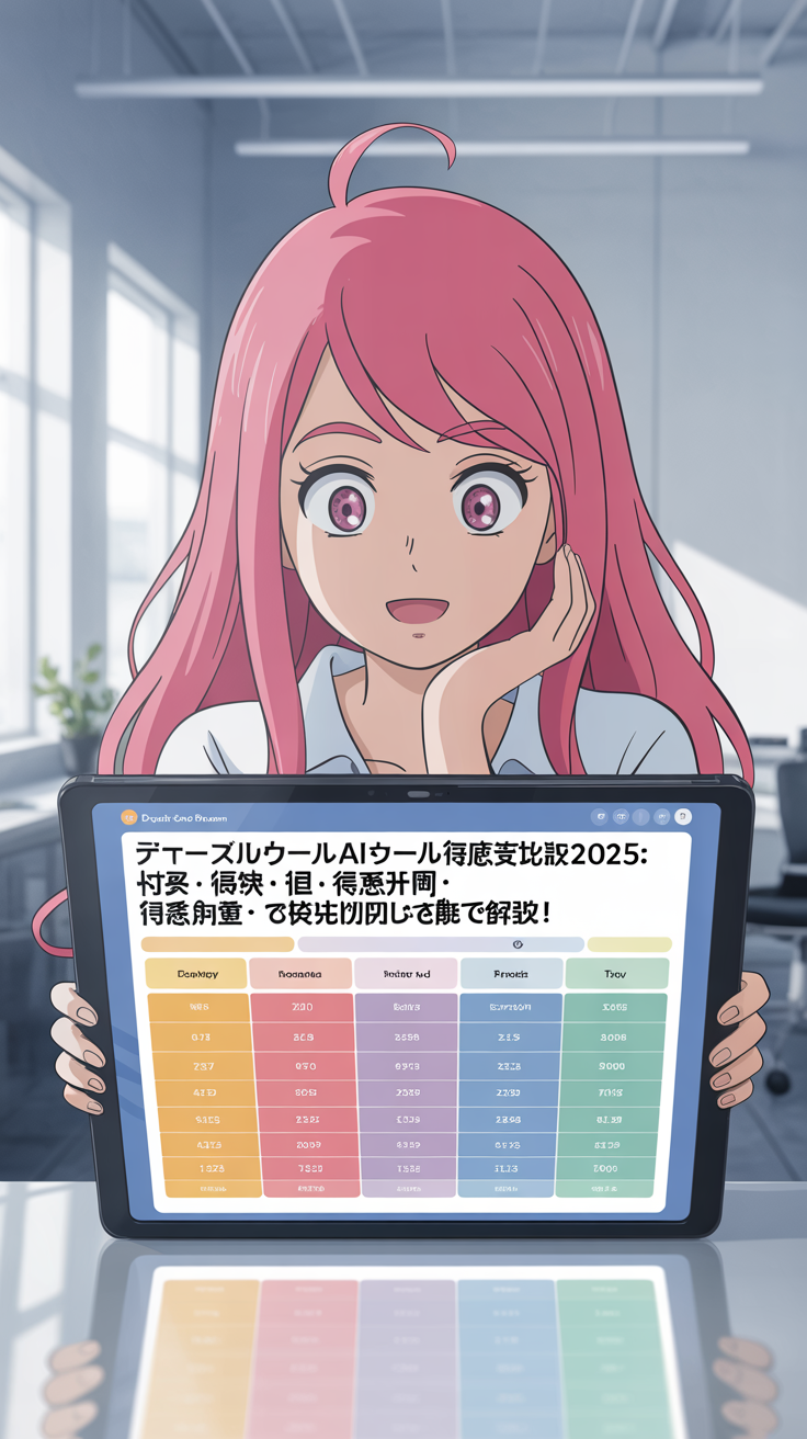 a-vibrant-anime-style-illustration-depic_FzO7_S8TR9yEwUlPM2NXkQ_MivQBk0sSi6rWHygJbA9xA ディープリサーチAIツール徹底比較2025:特徴・料金・得意分野・使い勝手を表で解説! 始まり