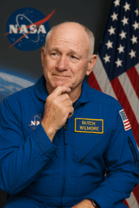 20250808_1818_NASA宇宙飛行士引退_simple_compose_01k24fjewtfd6r1sznbt2w0acd 【引退発表】NASA宇宙飛行士ブッチ・ウィルモア氏、想定外の9か月宇宙滞在を経て現役を退く