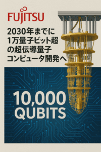 富士通、2030年までに1万量子ビット超の超伝導量子コンピュータ開発へ 技術開発の重点分野 20250810_0759_量子コンピュータ開発計画_simple_compose_01k28gv9p8eq2bj7z6dmrr9cq3 富士通、2030年までに1万量子ビット超の超伝導量子コンピュータ開発へ 技術開発の重点分野