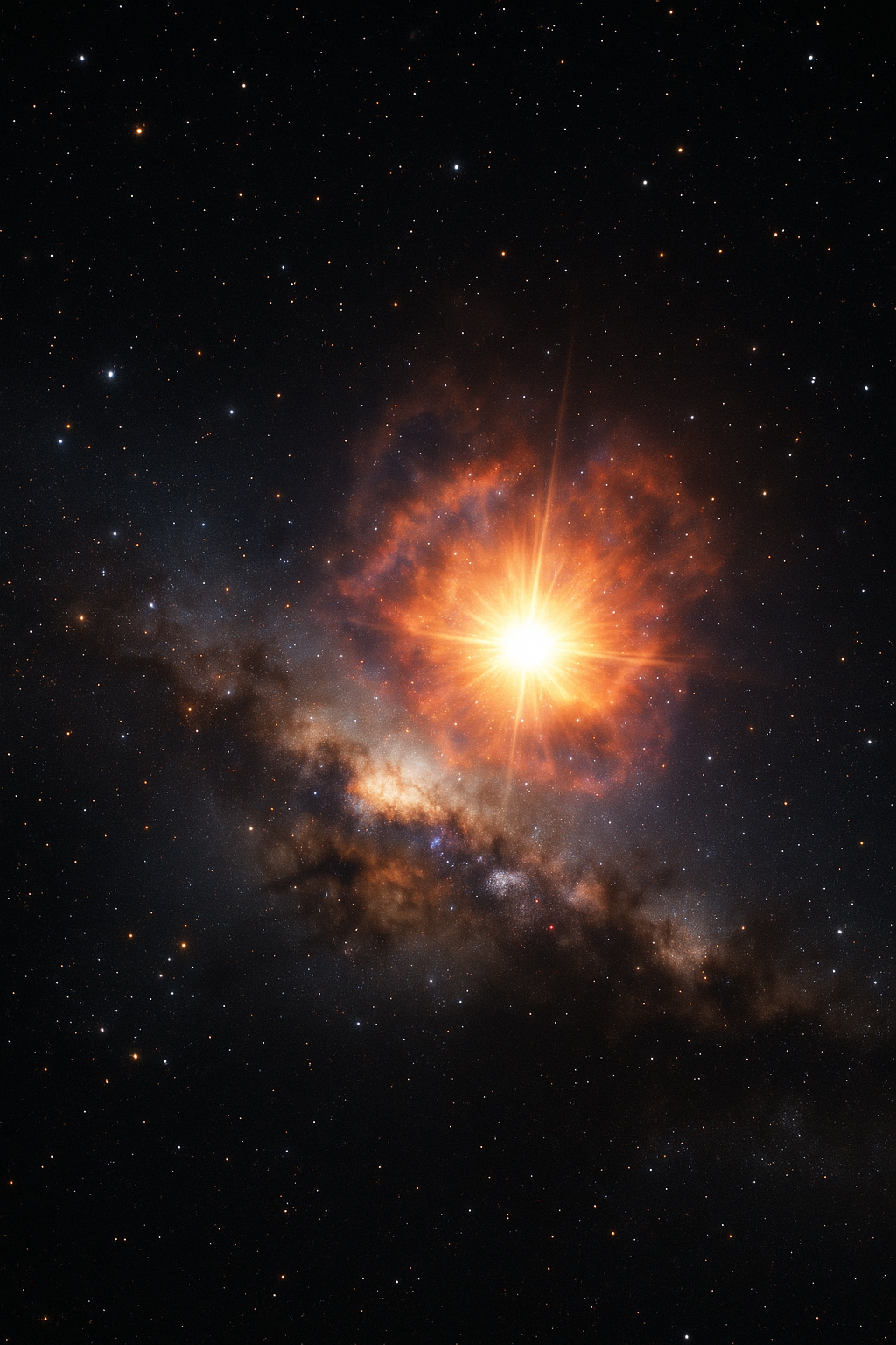 20250821_1534_超新星探査イノベーション_simple_compose_01k35n7vqqe18rygs1n1kjypfr 超新星爆発を数時間以内に発見:新プロトコルが切り開く観測の最前線