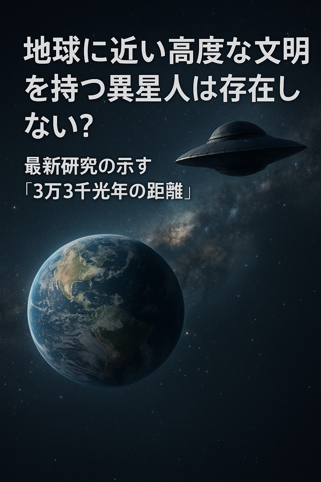 地球に近い高度な文明を持つ異星人は存在しない？ ― 最新研究の示す「3万3千光年の距離」