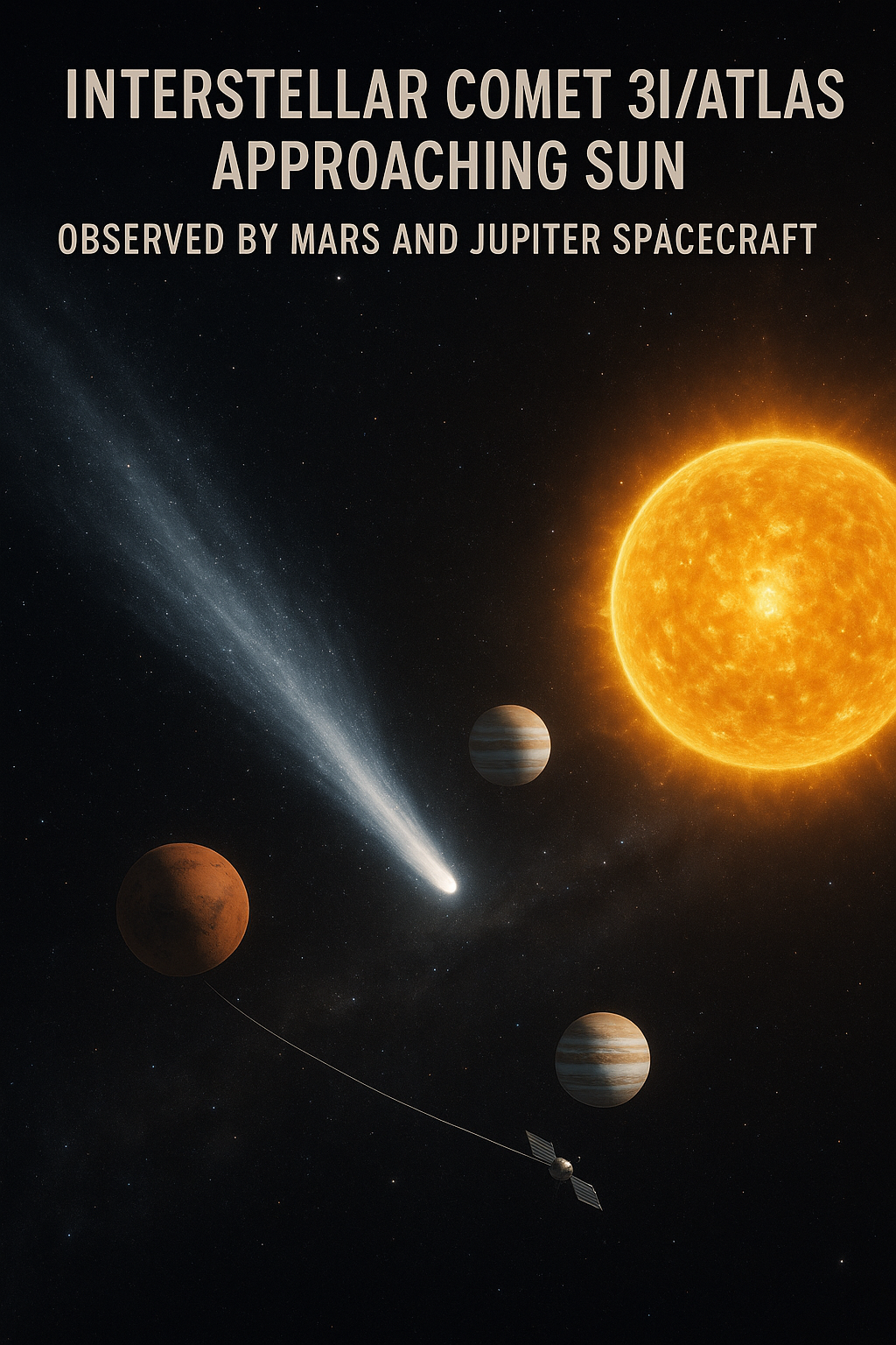 ☄ 概要：太陽へ接近中の“恒星間彗星”3I/ATLASを、火星・木星探査機が観測へ