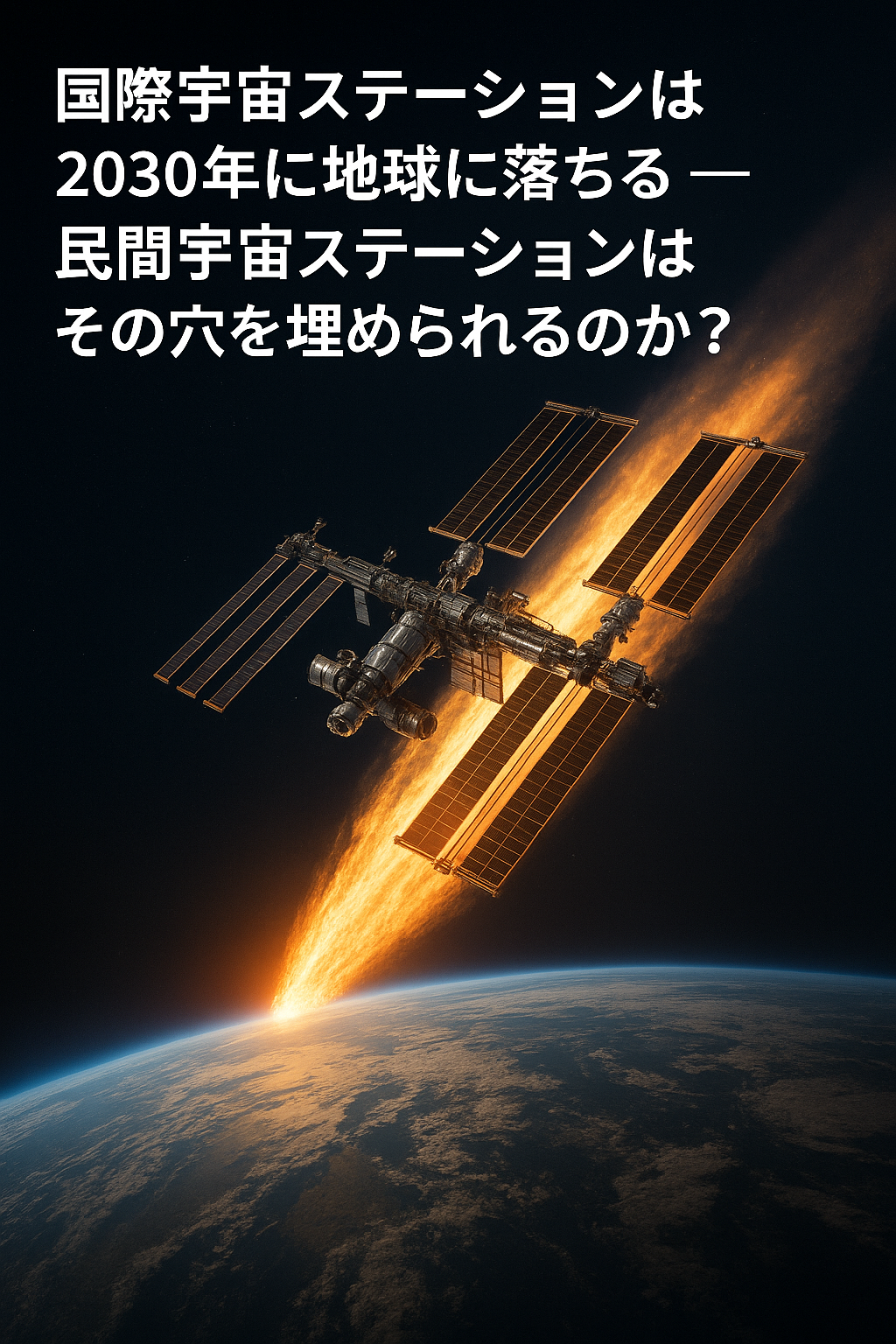 🚀 国際宇宙ステーション、2030年に地球へ ― 「ISSの遺産」は民間ステーションに引き継がれるのか？