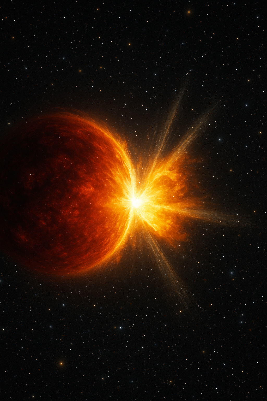 🌟 天文学者、史上初「超新星爆発の衝撃波が星の表面を突き破る瞬間」を観測─巨大赤色超巨星が内側から破裂する「決定的瞬間」