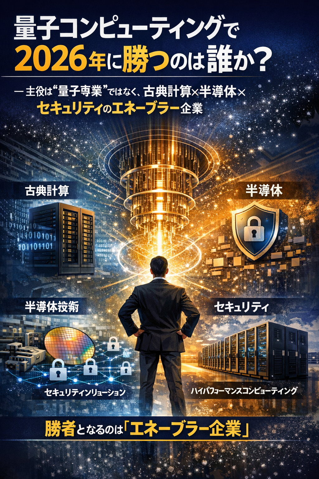 量子コンピューティングで2026年に勝つのは誰か？― 主役は“量子専業”ではなく、古典計算×半導体×セキュリティのエネーブラー企業