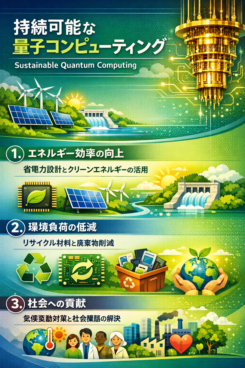 まとめ：持続可能な量子コンピューティング（Sustainable Quantum Computing） コンテンツ開始