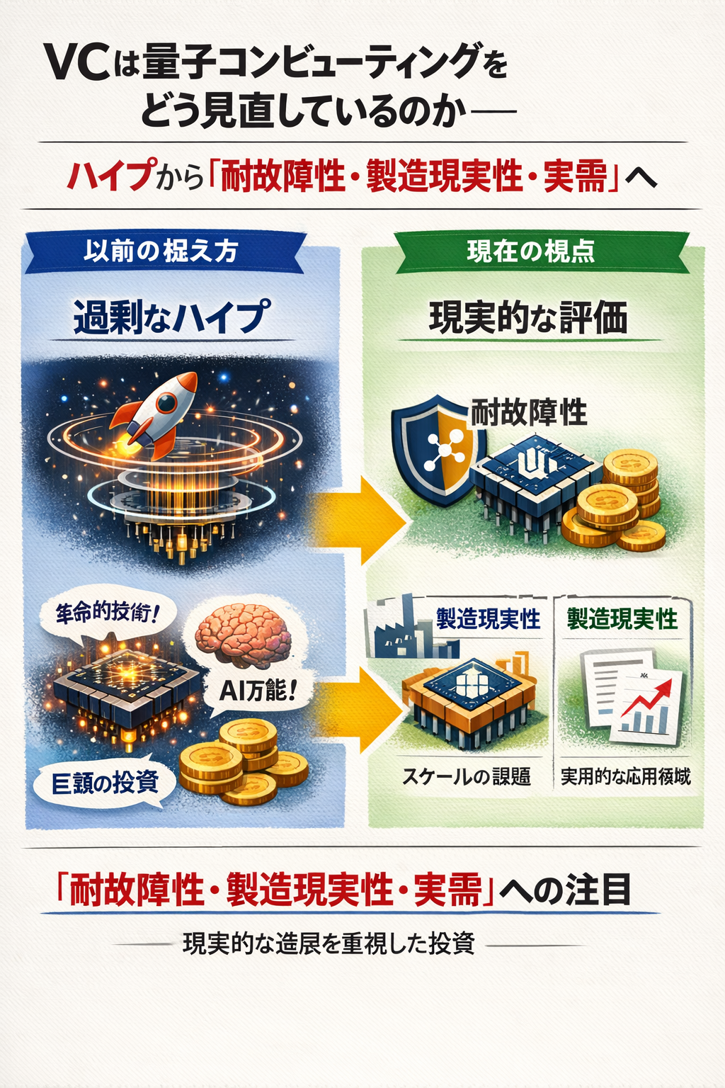 VCは量子コンピューティングをどう見直しているのか― ハイプから「耐故障性・製造現実性・実需」へ - Arigato News