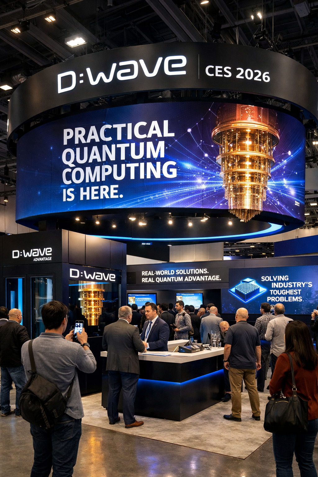 D-Wave、CES 2026で「実用量子コンピューティング」を前面に