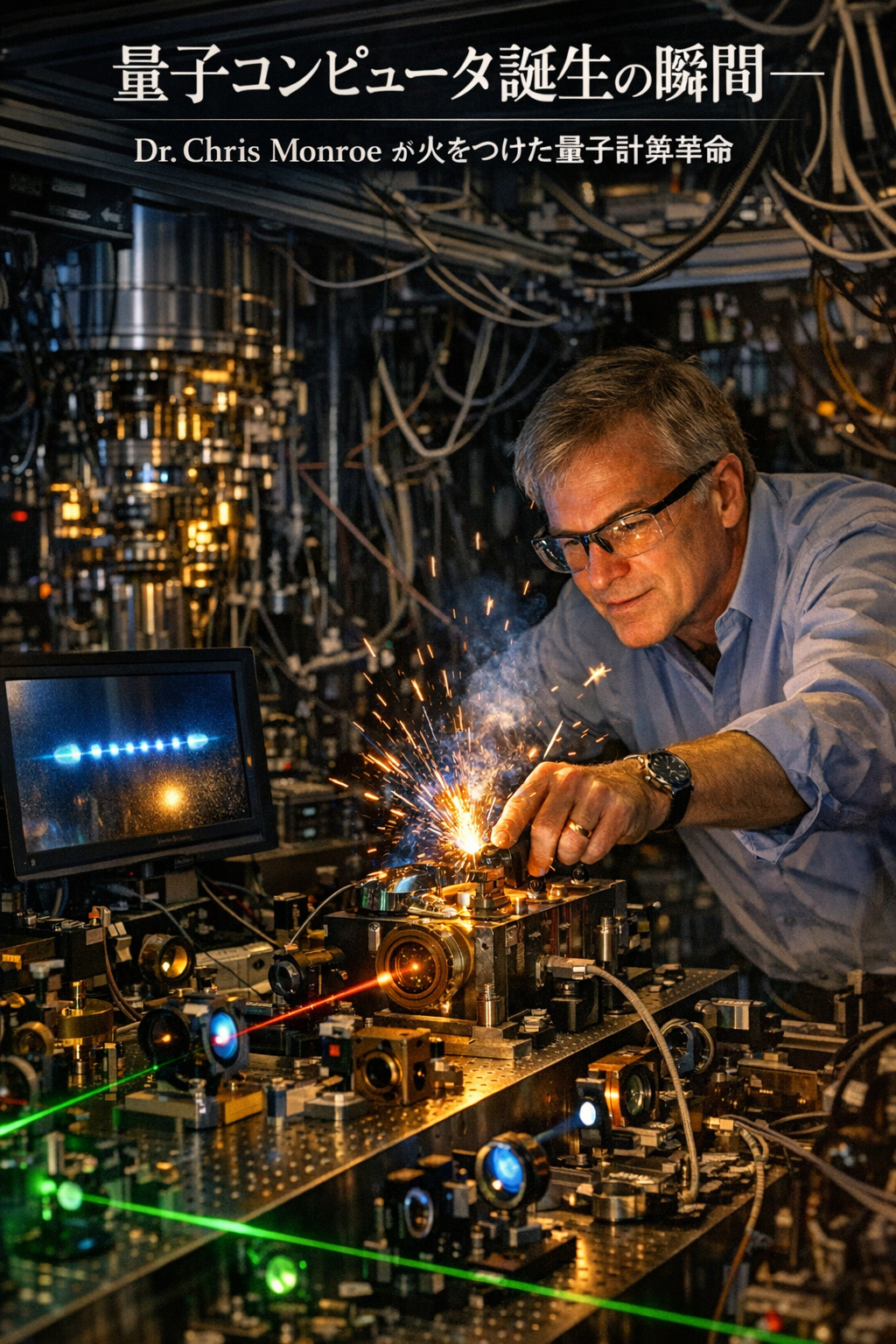 量子コンピュータ誕生の瞬間― Dr. Chris Monroe が火をつけた量子計算革命