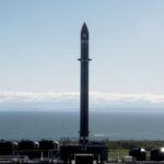 ロケット打ち上げの様子