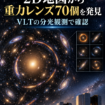 AIが宇宙最大の2D地図から重力レンズ70個を発見 VLTの分光観測で確認