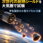 NASA、貨物船のゴミと一緒に次世代の耐熱シールドを大気圏で試験 学生設計の小型カプセル12基