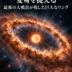 ALMAが「死にゆく星」の変身を捉える 最後の大噴出が残した巨大なリング