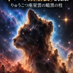 ハッブルとウェッブが「ネコの頭星雲」を撮影 りゅうこつ座星雲の暗黒の柱